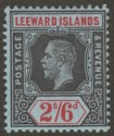 Leeward Islands 1913 KGV 2sh6d Black and Red on Blue Mint SG56