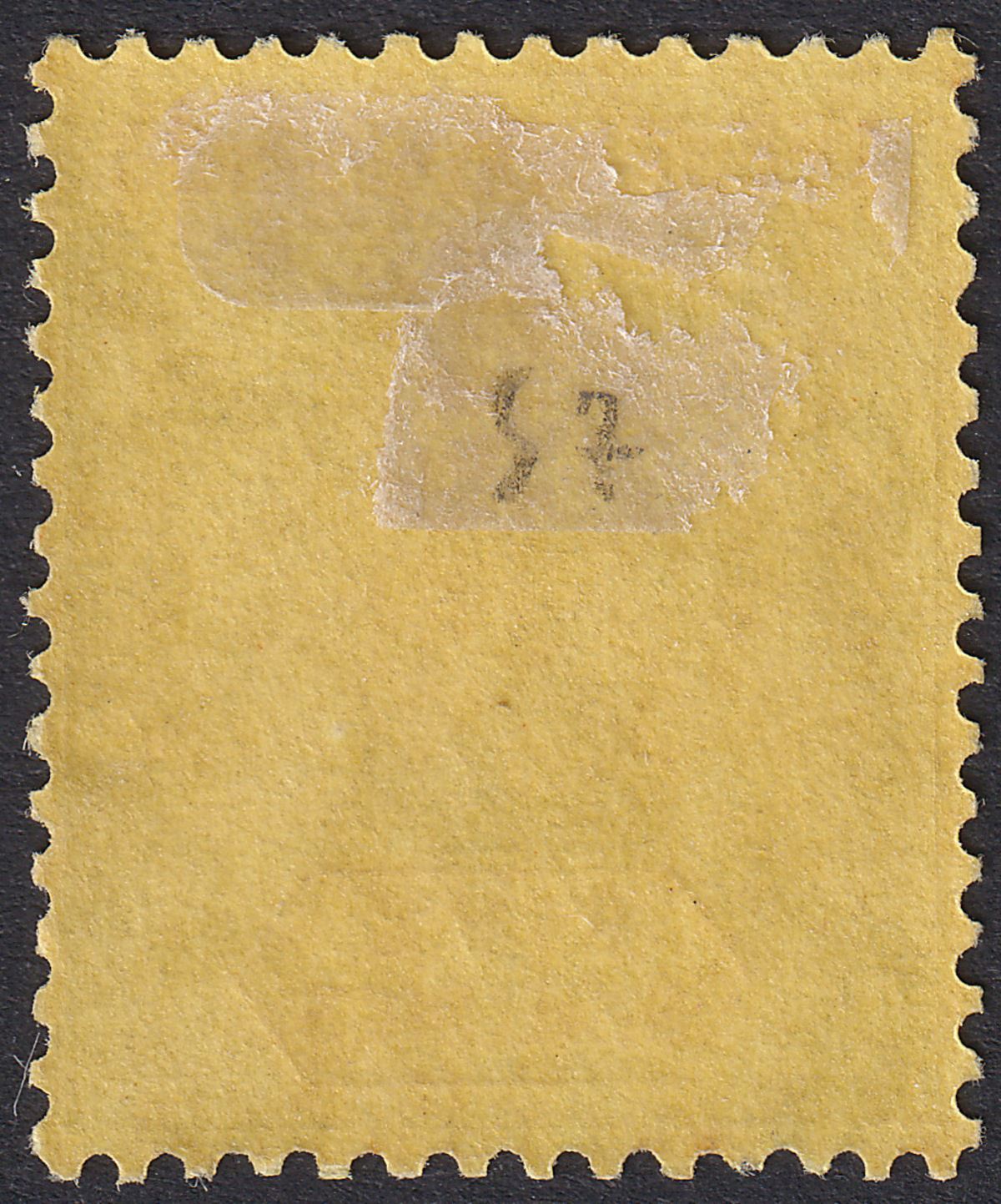 Leeward Islands 1920 KGV 5sh Pale Green & Red on Orange-Buff Mint SG57c cat £130