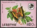 Lesotho 1986 Birds 9s Surcharge Double on 30s Mint SG722ab 