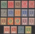 Click for more photos and details St Lucia 1921-30 King George V Script CA Set Mint SG91-105 cat £150