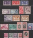 Click for more photos and details St Lucia 1937-53 KGVI Selection Mint inc Royal Silver Wedding 1d, £1