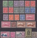 Click for more photos and details St Lucia 1938-48 KGVI Set Mint SG128-141 with Shades / Perf Varieties cat £95+