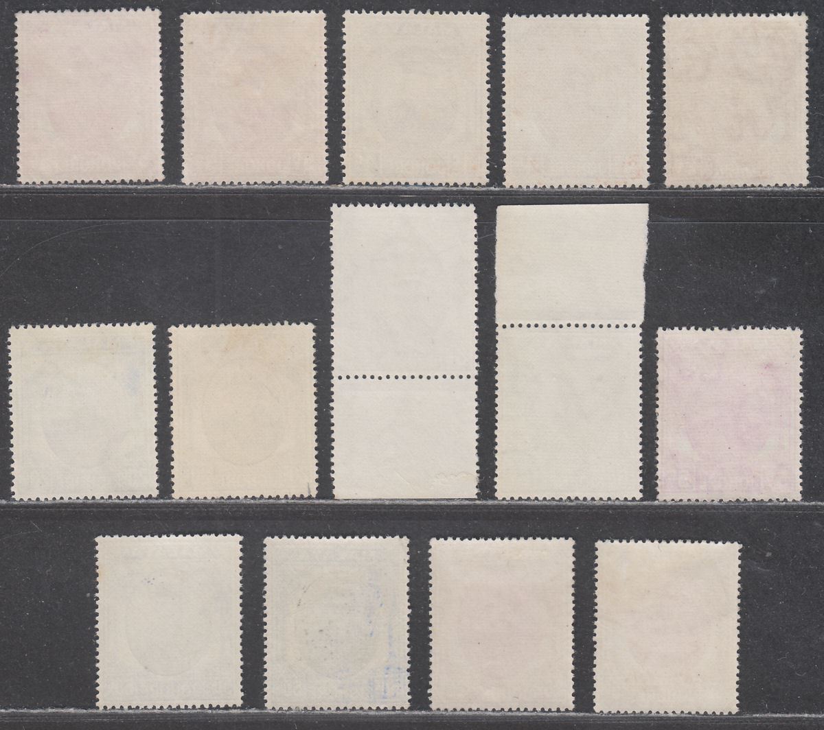 Malaya Johore 1949 Sultan Sir Ibrahim Part Set to 50c Mint