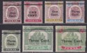 Click for more photos and details Malaya Perak 1900 Queen Victoria Surcharge Set Mostly Unused SG81-87 FAULTY