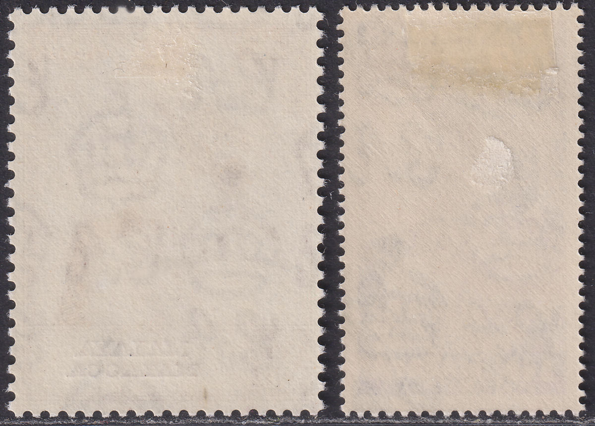 Malaya Malacca 1948 KGVI Royal Silver Wedding 10c, $5 Mint SG1-2 cat £35 RSW