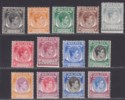 Click for more photos and details Singapore 1948 King George VI perf 14 Set to $1 Mint SG1-13