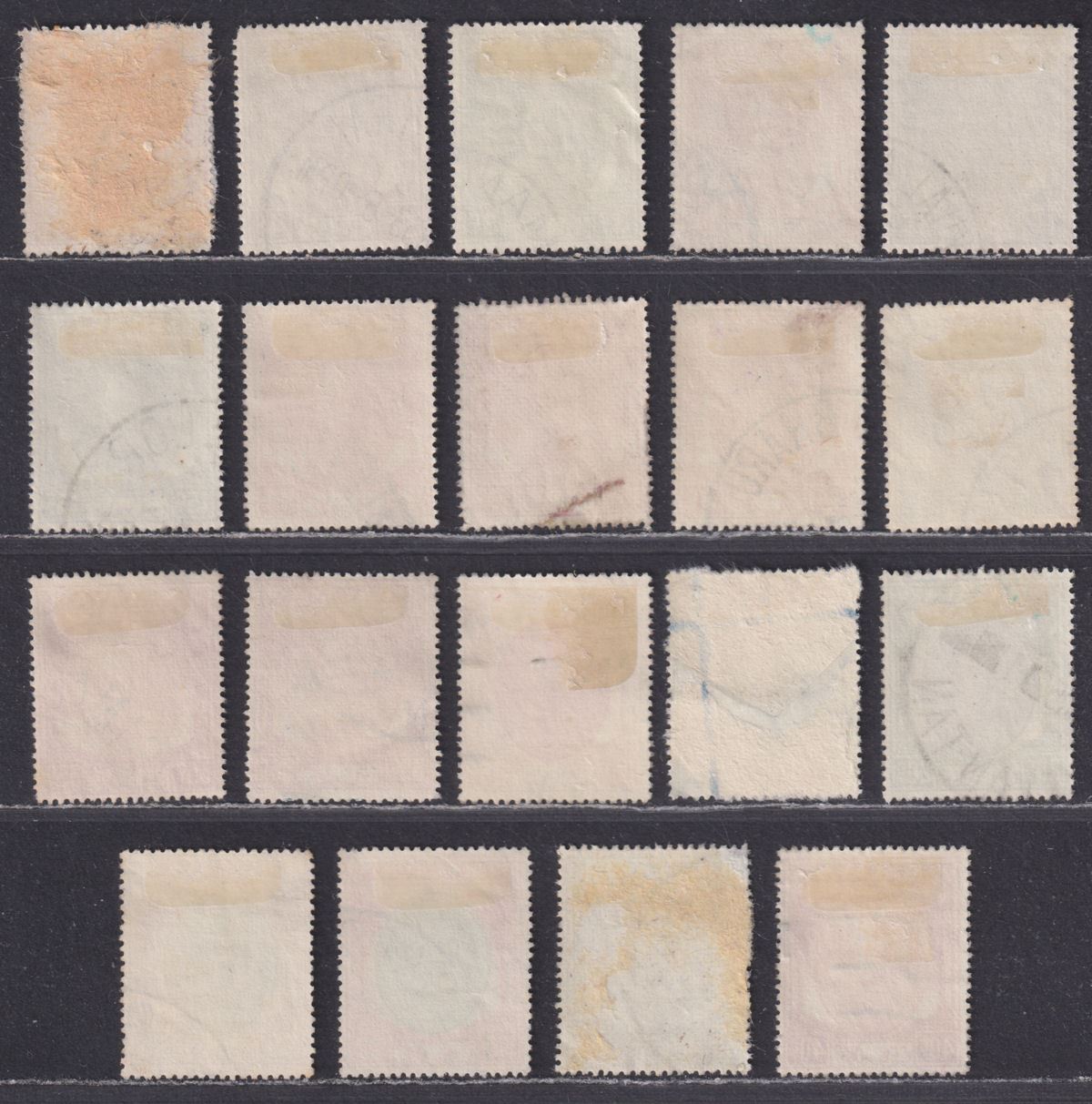 Malaya Kelantan 1951 KGVI Sultan Ibrahim Part Set to $5 Used cat £200