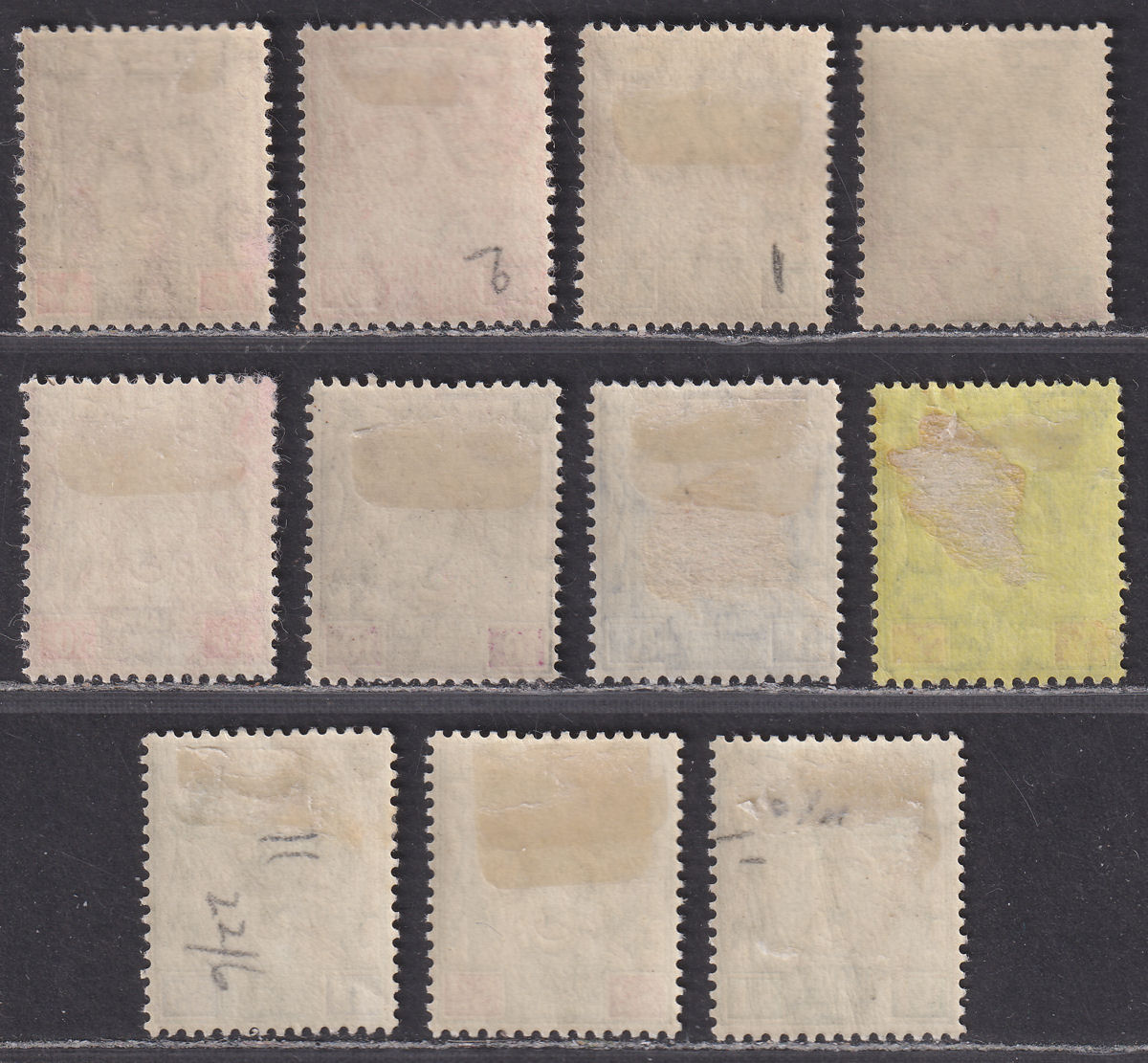 Malaya Kelantan 1911 KGV Arms Part Set to $5 Mint