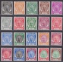 Malaya Pahang 1950 Sultan Sir Abu Bakar Part Set to $5 Mint cat £125