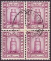 Maldive Islands 1933 KGV 50c wmk sideways Four Block CTO Used SG19B