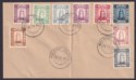 Maldive Islands 1933 KGV Minaret Set Used on Unaddressed Cover