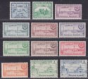 Maldive Islands 1952-56 Queen Elizabeth II Selection to 5r Mint SG30-41