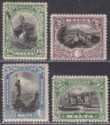 Click for more photos and details Malta 1926 King George V Postage 1sh6d, 2sh, 3sh, 5sh Mint cat £60