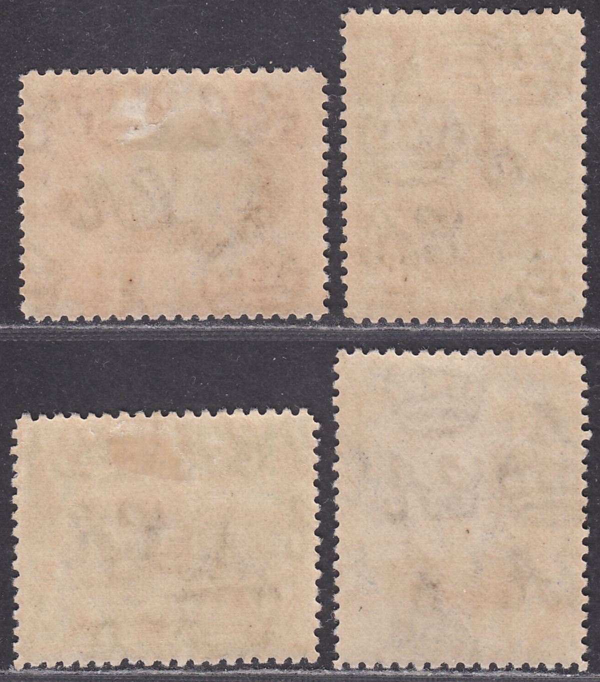 Malta 1926 King George V Postage 1sh6d, 2sh, 3sh, 5sh Mint cat £60