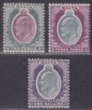 Click for more photos and details Malta 1903 King Edward VII 2d, 3d, 1sh Mint cat £66