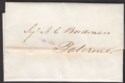 Click for more photos and details Malta 1849 Unstamped Entire to Palermo, Sicily with contents