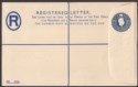 Click for more photos and details Malta 1952 KGVI 6d Registered Postal Stationery Cover Unused
