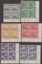 Click for more photos and details Malta 1953 KGVI Self-Government Overprint Part Set Blocks to 4½d Mint