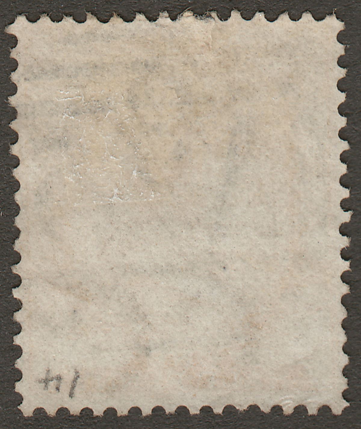 Malta 1863 Queen Victoria ½d Pale Orange? p14 Used with A25 Postmark