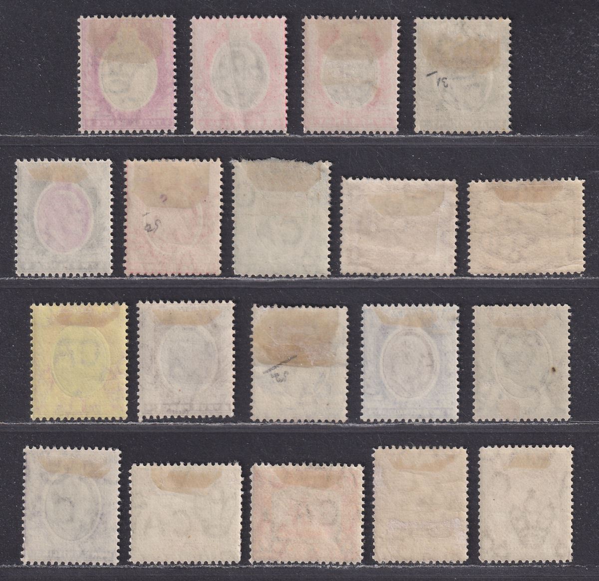 Malta 1903-1914 King Edward VII Selection to 1sh Mint