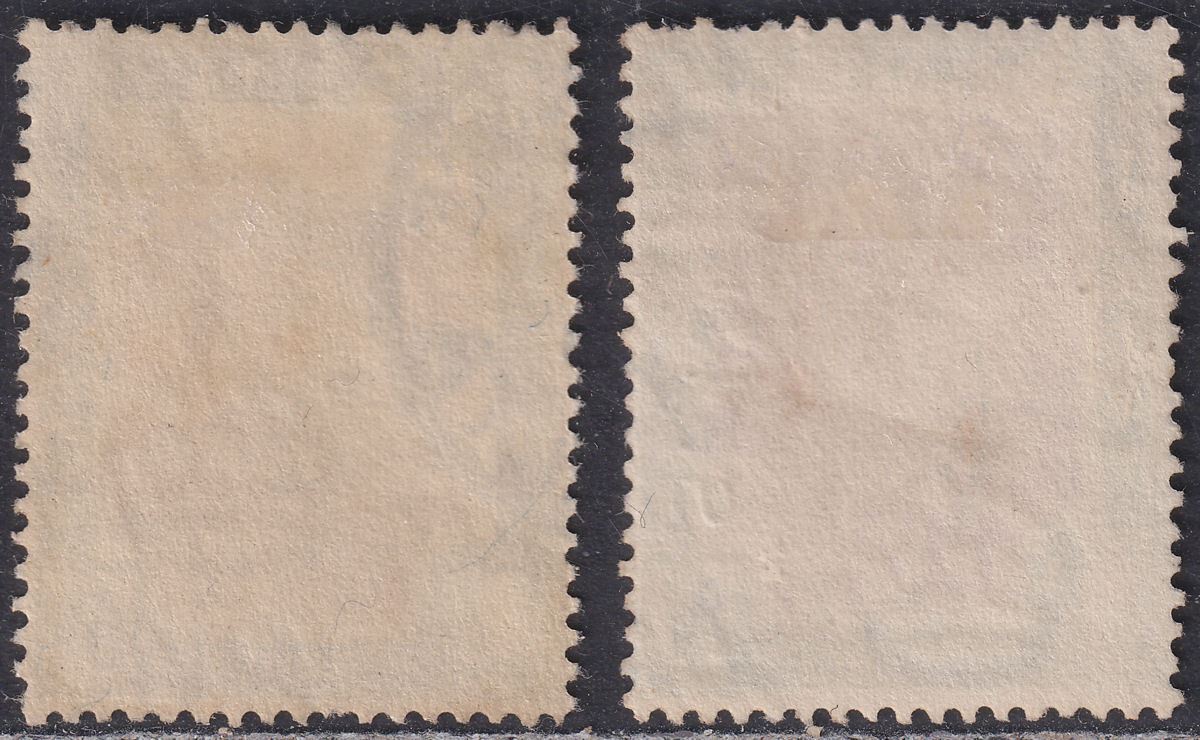 Malta 1922 KGV Figure 2sh6d, 5sh Used SG136-137 cat £70