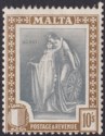 Click for more photos and details Malta 1922 KGV Figure 10sh Slate-Grey and Brown Mint SG138 cat £70