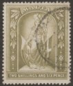 Click for more photos and details Malta 1899 QV Figure 2sh6d Olive-Grey Used SG34 cat £17