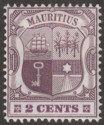 Click for more photos and details Mauritius 1905 KEVII 2c Dull and Bright Purple wmk Multi CA Mint SG165