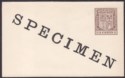 Click for more photos and details Mauritius KGV 2d Brown SPECIMEN Overprint Postal Stationery Cover Unused