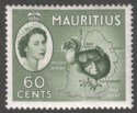 Click for more photos and details Mauritius 1958 Queen Elizabeth II 60c Dodo Mint SG302a