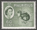 Mauritius 1958 Queen Elizabeth II 60c Dodo Mint SG302a