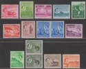 Click for more photos and details Mauritius 1953-58 Queen Elizabeth II Set to 2r50 Mint SG293-304