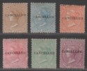 Click for more photos and details Mauritius 1878 Queen Victoria CANCELLED Overprint Selection to 5sh Mint