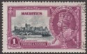 Click for more photos and details Mauritius 1935 KGV Silver Jubilee 1r Used SG248 cat £50 Turret Variety
