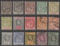 Click for more photos and details Mauritius 1910 King Edward VII Set to 1r Used SG181-192
