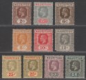 Click for more photos and details Mauritius 1921-34 King George V Part Set to 50c Mint + earlier 50c