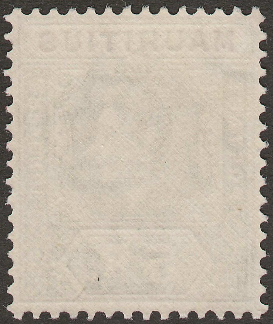 Mauritius 1948 KGVI 5r Deep Olive Chalky Paper Mint SG262 var