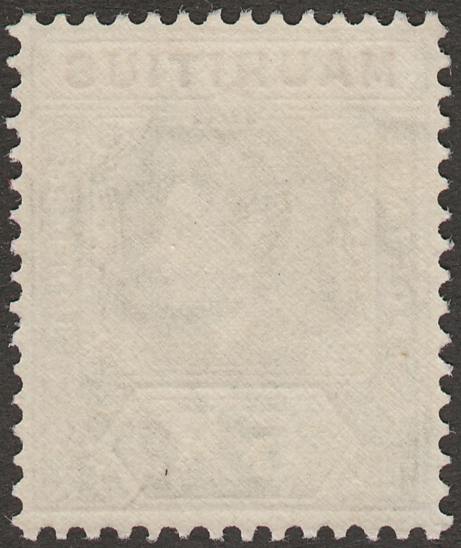 Mauritius 1948 KGVI 5r Deep Olive Chalky Paper Mint SG262 var