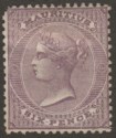 Click for more photos and details Mauritius 1863 QV 6d Dull Violet Unused SG63 cat £425 as mint short corner