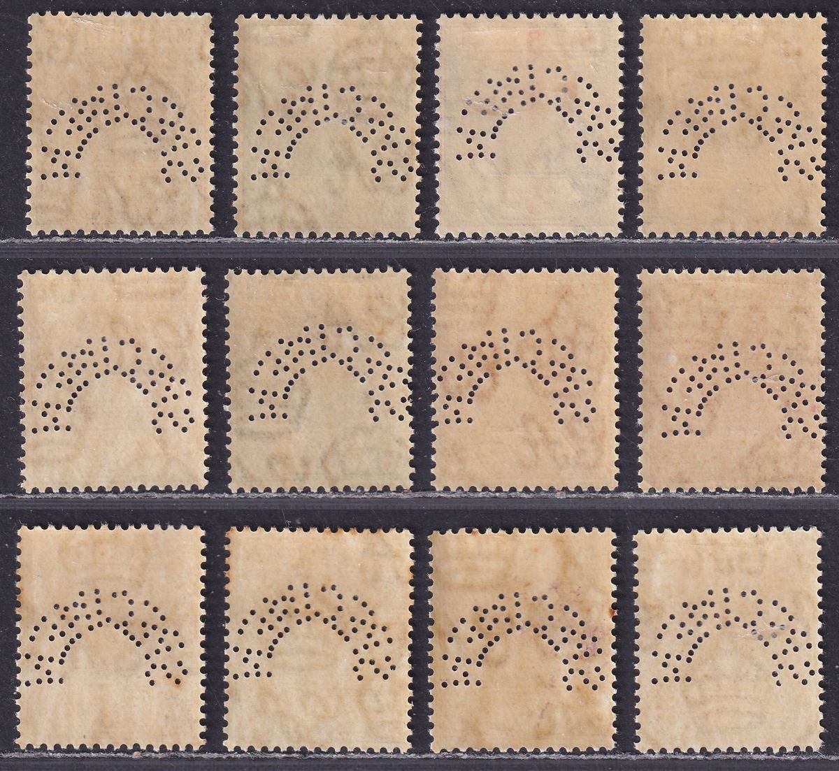Mauritius 1938 KGVI SPECIMEN Perf Set Mint SG252s-263s cat £425