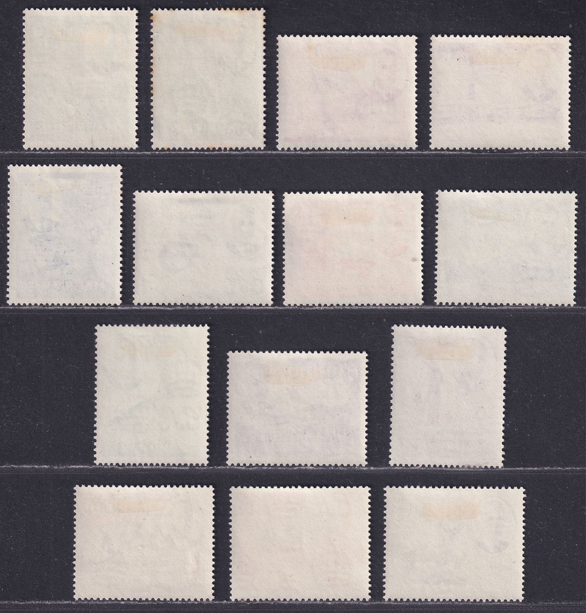 Mauritius 1950 King George VI Short Set to 5r Mint SG276-289 cat £65