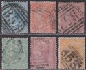 Mauritius 1863-72 Queen Victoria Selection to 1sh Used FAULTS