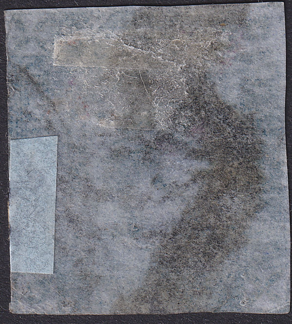 Mauritius 1859 QV Lapirot Intermed Impression 2d Blue Used SG38 c£1400 FAULTY