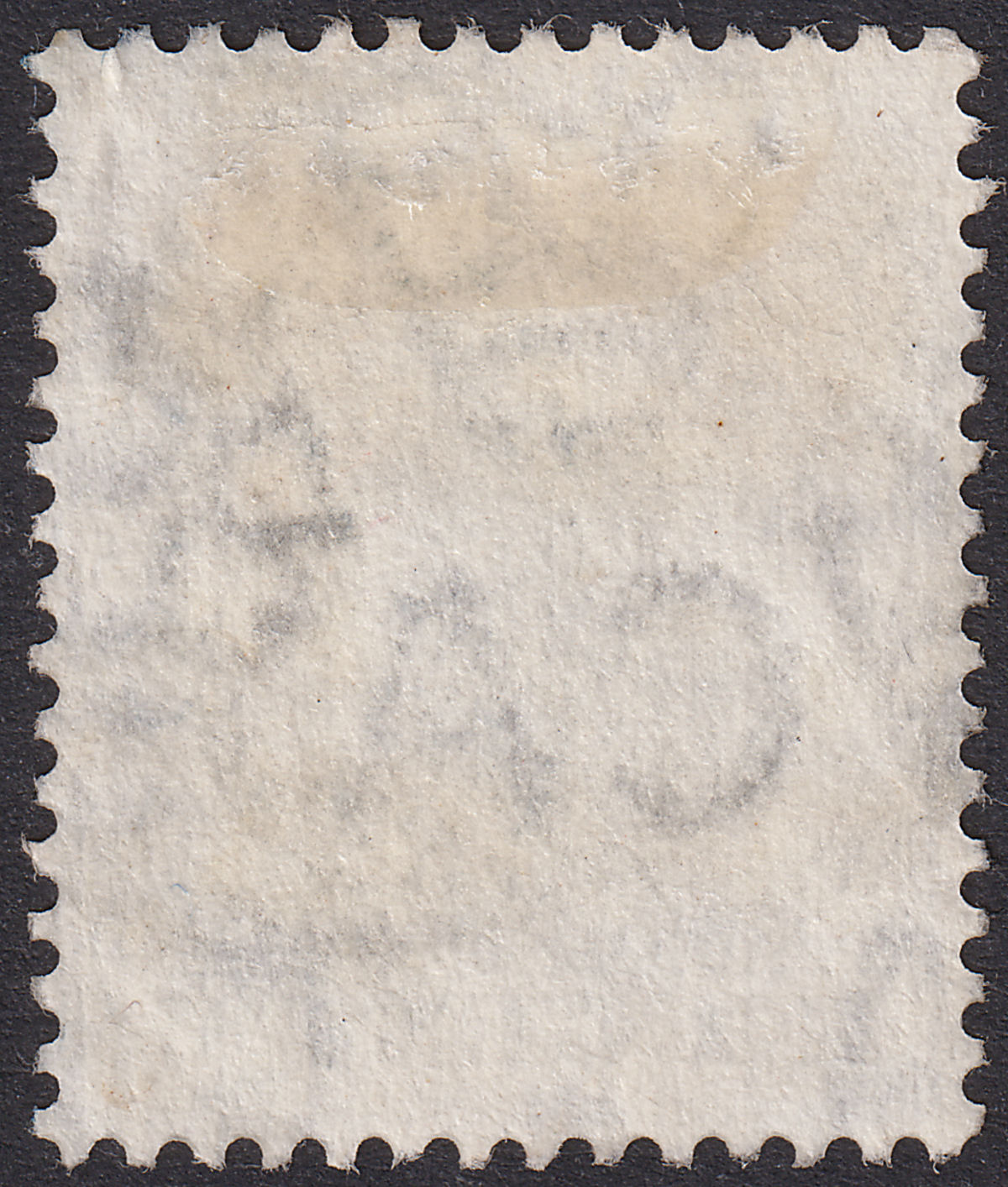 Mauritius 1908 KEVII 1c Grey + Black Used w Blue Madagascar Transit Mark