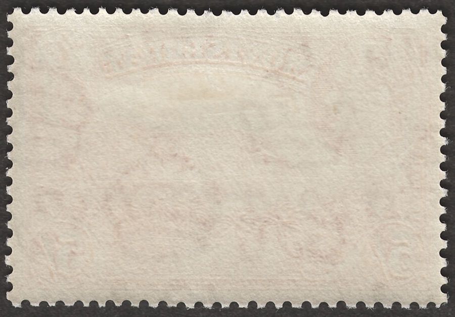 Montserrat 1938 KGVI 5sh Rose-Carmine perf 13 Mint SG110