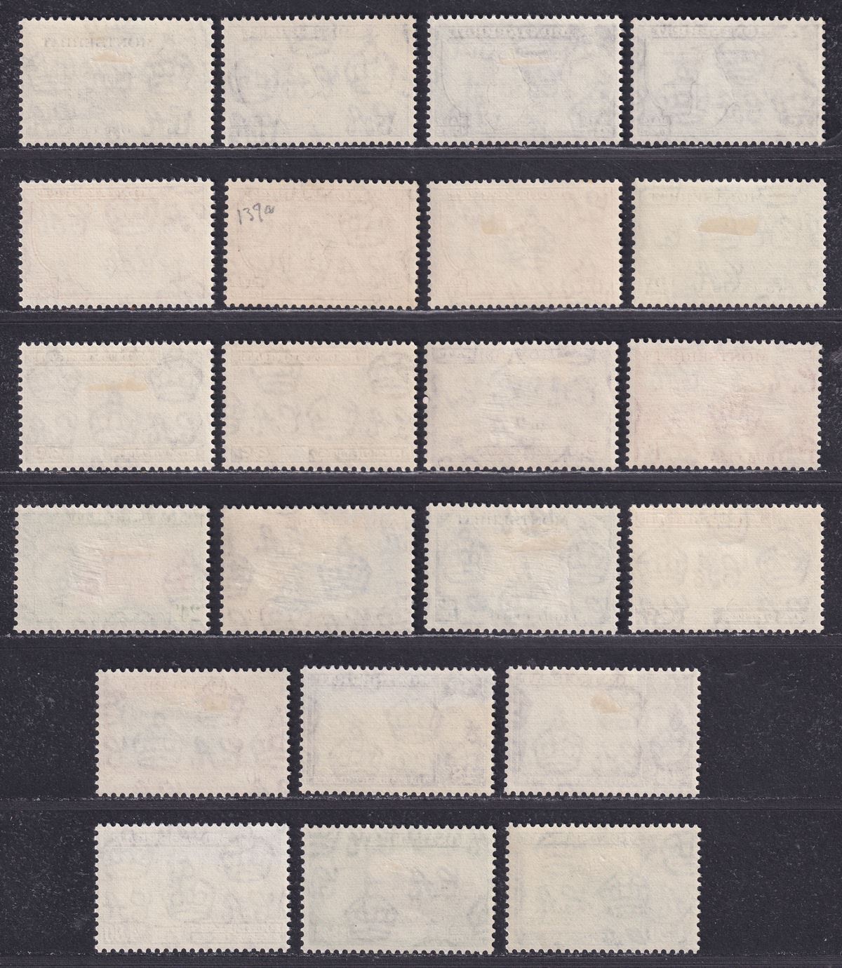 Montserrat 1953 QEII Set w Varieties Mint SG136a-149a cat £80++ gum faults