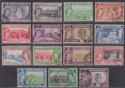 Click for more photos and details Montserrat 1953 QEII Definitives Set Mint SG136b-149a cat £75