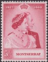 Montserrat 1949 KGVI Royal Silver Wedding 5sh Carmine Mint SG116 RSW