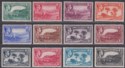 Montserrat 1938-48 King George VI Set Mint SG101-112 cat £110