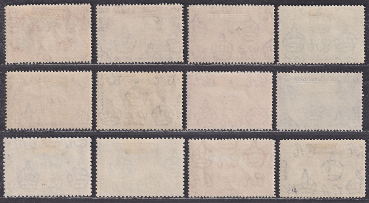Montserrat 1938-48 King George VI Set Mint SG101-112 cat £110